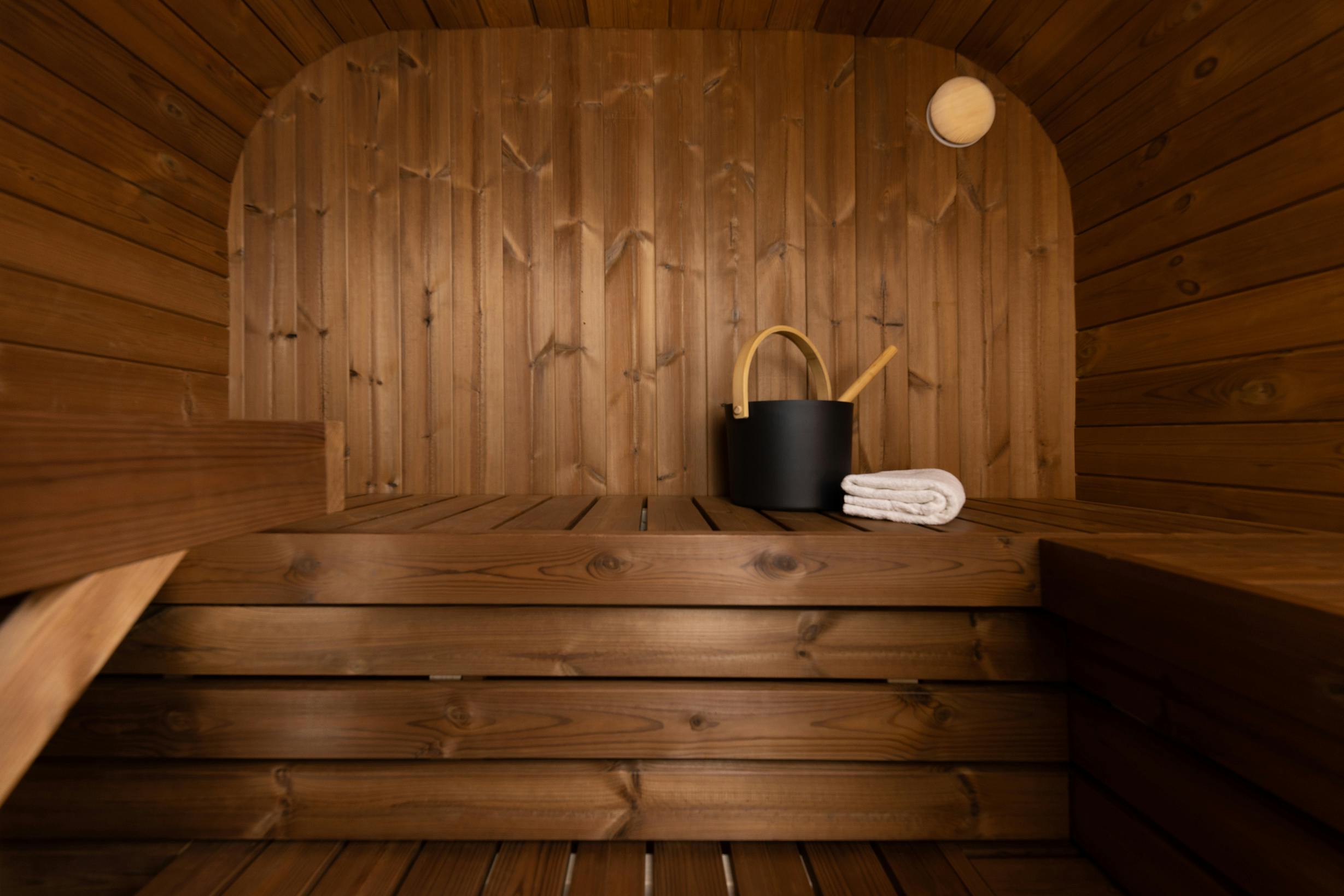 Narvik 2-3 Person Compact Outdoor Sauna with Panoramic View (2.2m²)