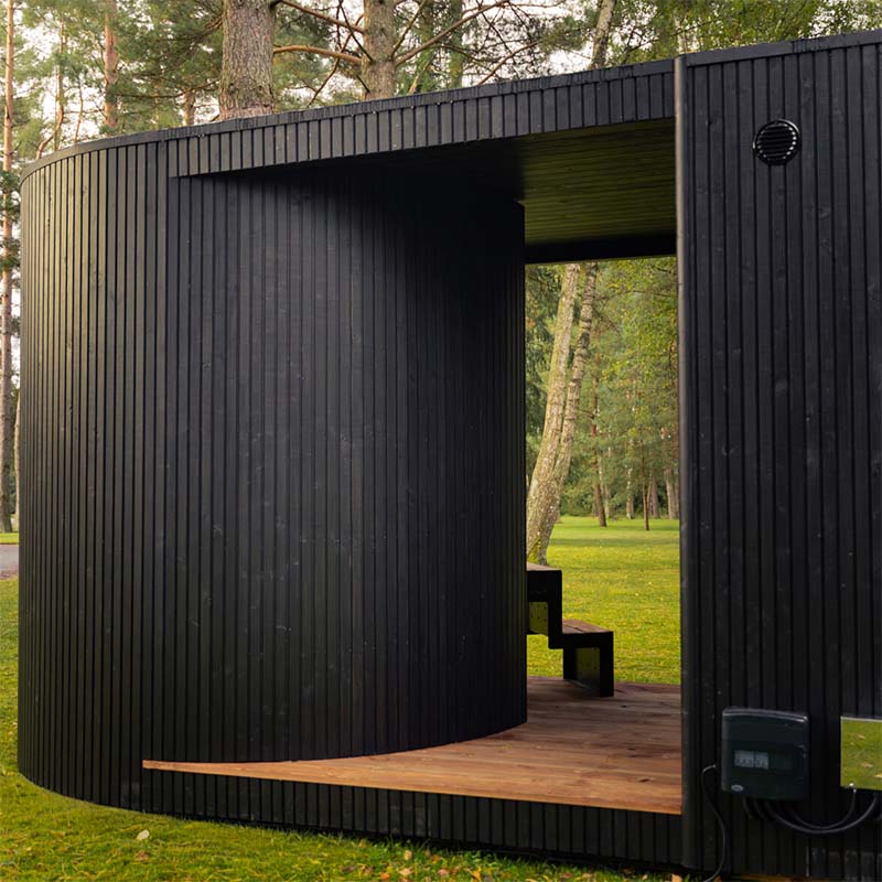 Tauras Classic 7-Person Sauna with Hot Tub
