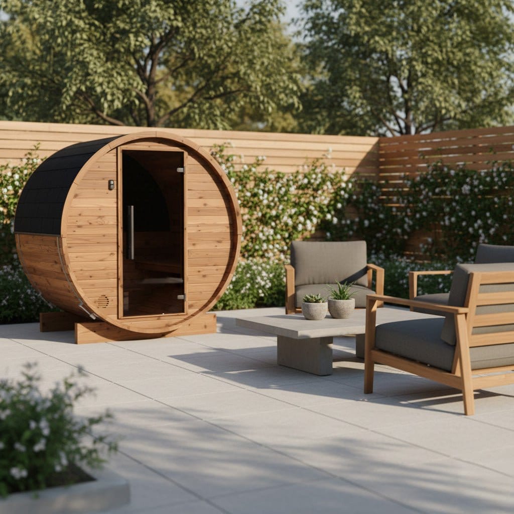 Micro Wood Barrel Sauna (2 Person)